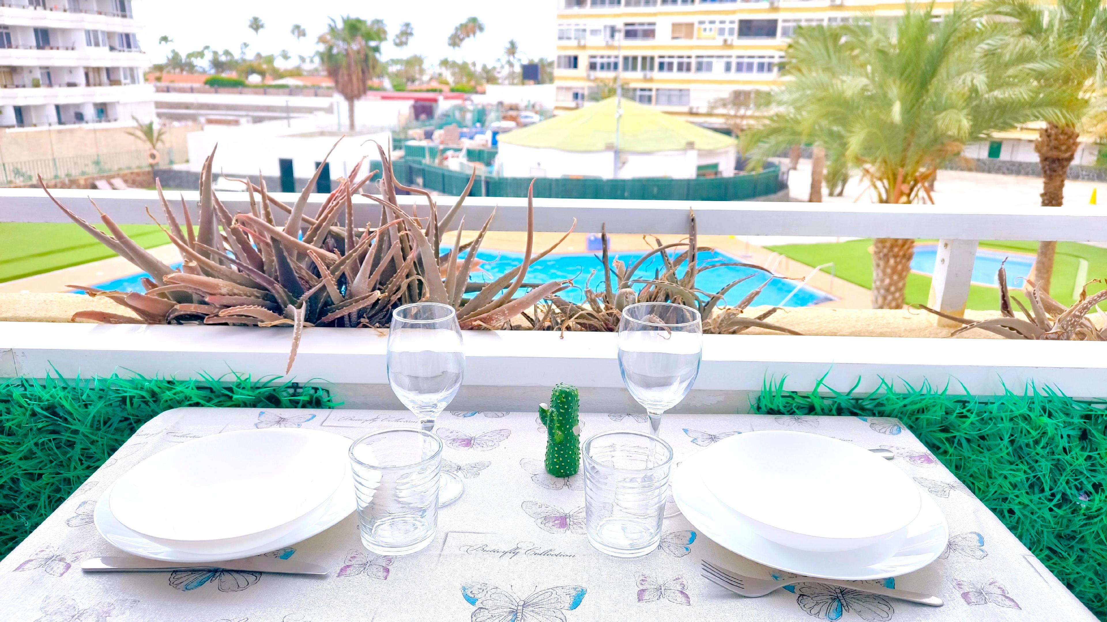 Playa del ingles Pool view 207 16
